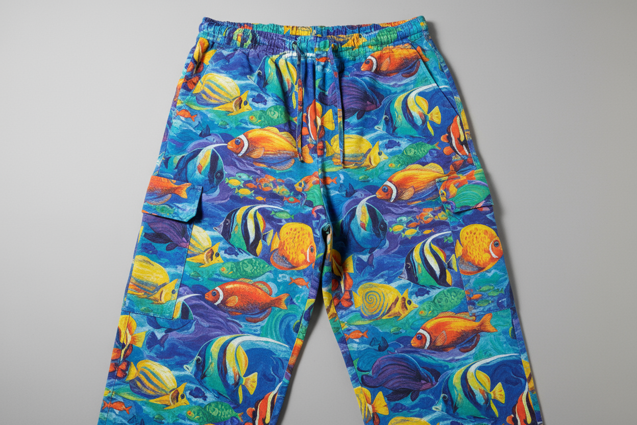 generate a fish pants image